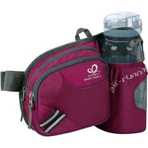 Fanny Pack Waist Bag: Waist Pack for Women Men with Water Bottle Holder